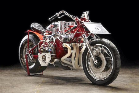 Ej Potter Widowmaker 7 Motorcycle With A Chevy V8 01