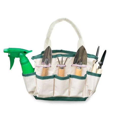 El kit de siete herramientas de jardín con bolsa de lona cuesta 23,50 euros en Amazon 