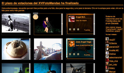 Flickrpoll, sistema de votaciones para grupos de Flickr