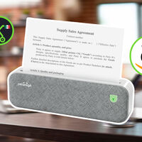 La puedes llevar en la mochila y su batería dura hasta tres meses: impresora portátil de oferta en Amazon