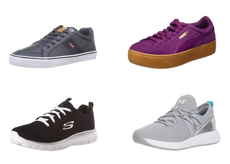 Chollos en tallas sueltas de zapatillas Levi's, Skechers, Puma y Under Armour desde 16 euros en Amazon