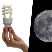 China ha descubierto un nuevo mineral en la Luna. Es tan fluorescente que podría cambiar la forma en la que fabricamos bombillas LED