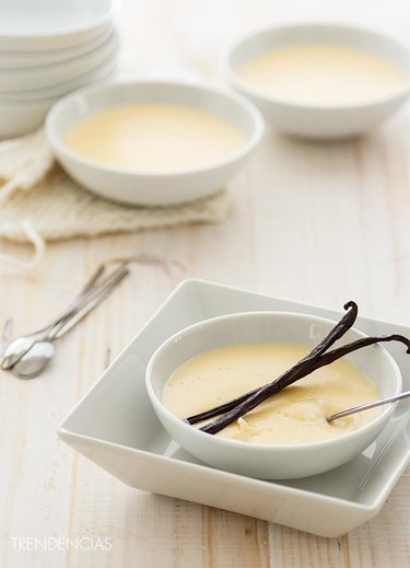 Receta de natillas exprés. La receta ideal para golosos impacientes