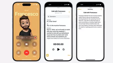 通話を録音する Apple Intelligence