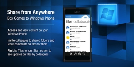 Box llega al marketplace de Windows Phone