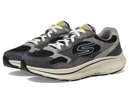 Skechers Go Run Consistent 2.0, Zapatillas Hombre, Gris Oscuro, 41.5 EU