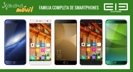 Así queda el catálogo completo de móviles Elephone