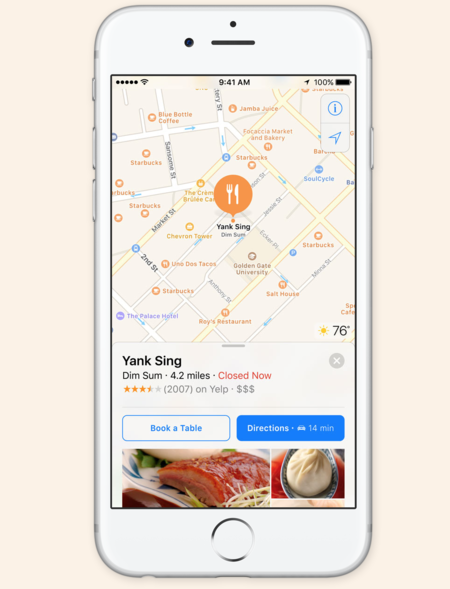 iOS 10 Mapas