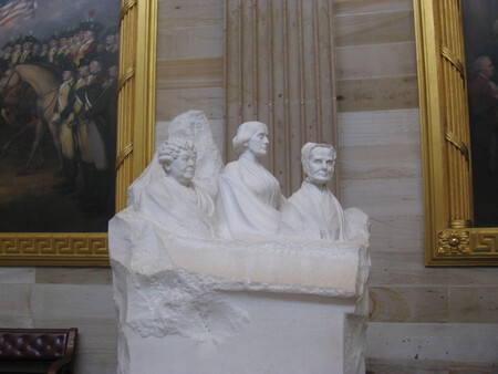 Sculpture Of Stanton And Anthony And Mott At Us Capitol