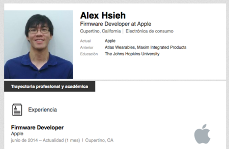 Alex Hsieh, nuevo fichaje de Apple enfocado al desarrollo del iWatch