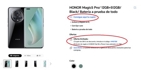 Honor Magic5 Pantallazo