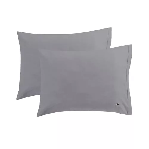 Lacoste Juego de Fundas de Almohada de percal