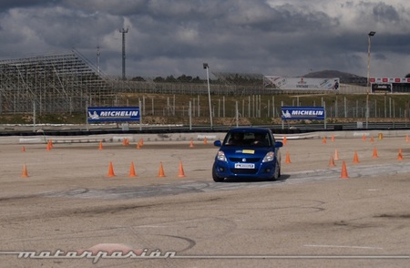 Michelin, Circuito del Jarama, Neumáticos nuevos y neumáticos desgastados a prueba 08