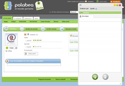 Palabea, completa red social para hacer amigos y aprender idiomas