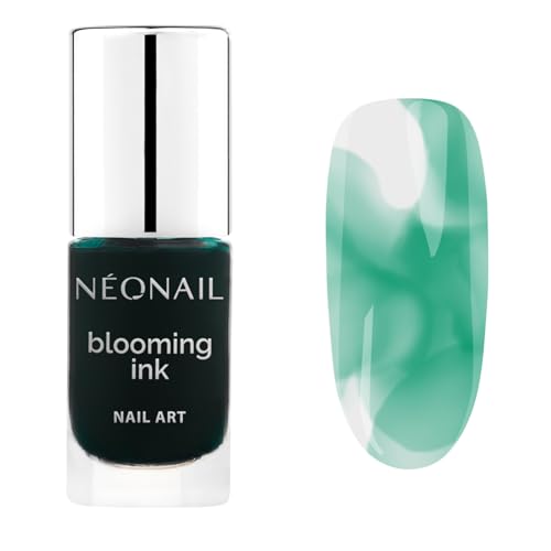 NEONAIL Pintauñas Semipermanentes Blooming Ink 7,2 ml - Verde - Tinta Acuarela Para Uñas - Manicura - Nail Art - Diseño de Uñas - Watercolor Ink Nail