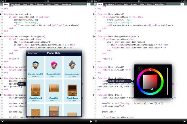Codify, programación táctil con el iPad