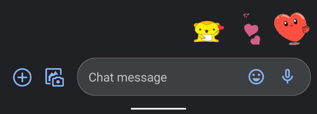 Messages Suggested Stickers Hero