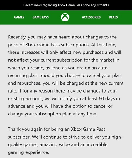 Microsoft Xbox 1 mail