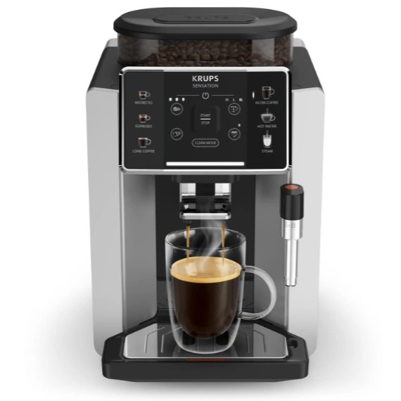 Cafetera superautomática - Krups Sensation C90 EA910E10, 1450 W