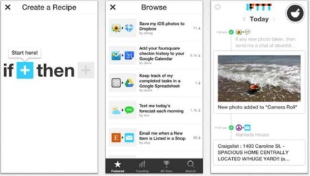 IFTTT funcionando en el iPhone