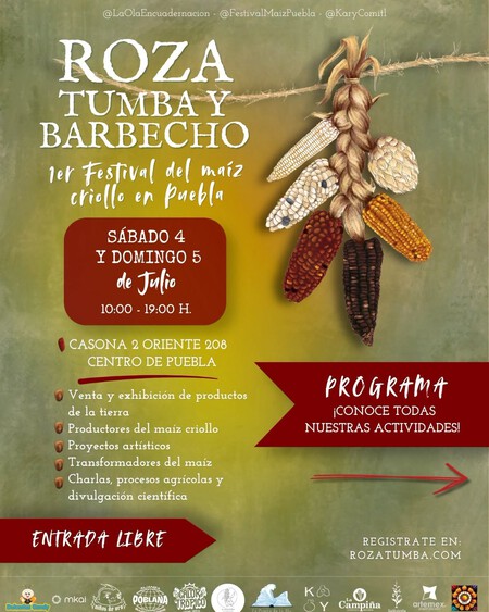 El Festival del Maíz Criollo llega a este destino Puebla con cocina tradicional, productores y artistas invitados