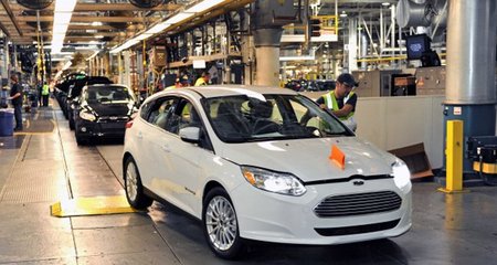 Ford comienza la producción del Focus eléctrico
