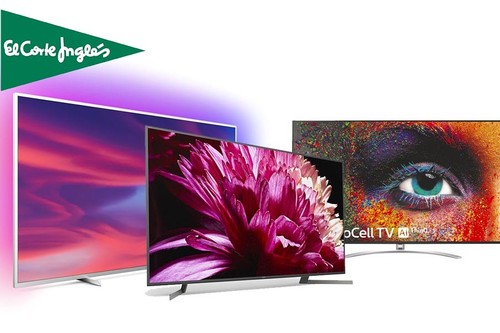 Las mayores diagonales a los mejores precios en la Semana de Internet de El Corte Inglés: smart TVs de gama alta de Sony, Philips o LG con descuentos de hasta el 50%