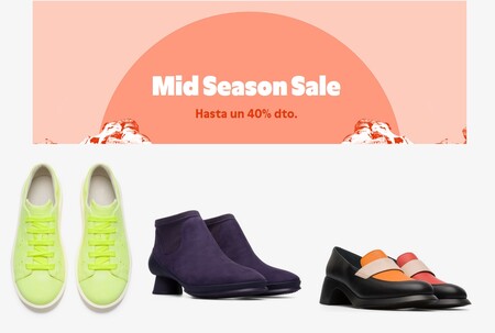 Mid Season Sale en Camper con descuentos de hasta el 40% en zapatos y zapatillas para hombre y mujer