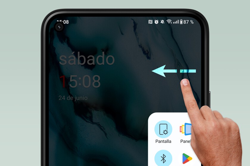 This app revolutionizes the navigation of your Android mobile: a lightning fast sidebar