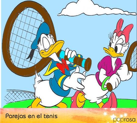 Parejas de Poprosa: Unas de tenistas