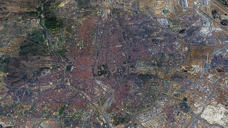 Madrid Vista Satelite