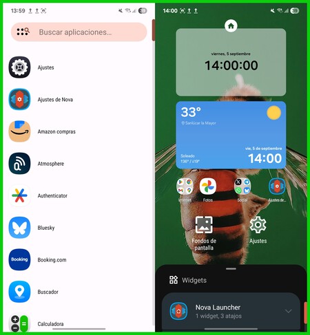Nova Launcher Widgets
