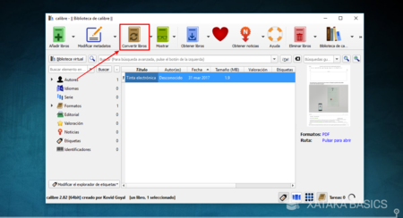 Calibre convertir