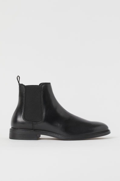 Chelsea boot in black leather