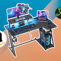 Este escritorio es ideal para tu set up gamer: puedes adquirirlo en Amazon por menos de 1,299 pesos y con MSI 