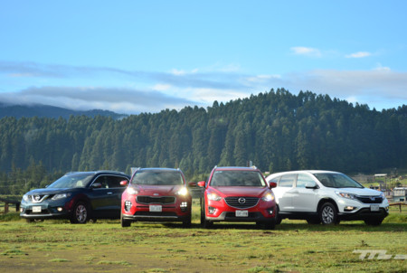 Comparativa: KIA Sportage vs Mazda CX-5 vs Honda CR-V vs Nissan X-Trail (II)