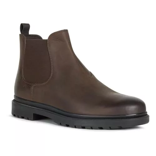 Geox U Andalo A, Botines para Hombre, Marrón (Coffee)