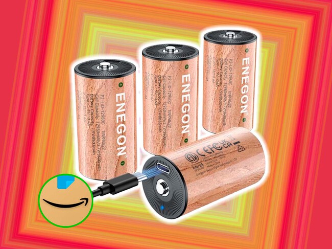 Enegon 4 Pilas D Recargables De Litio Ion Oferta Mexico
