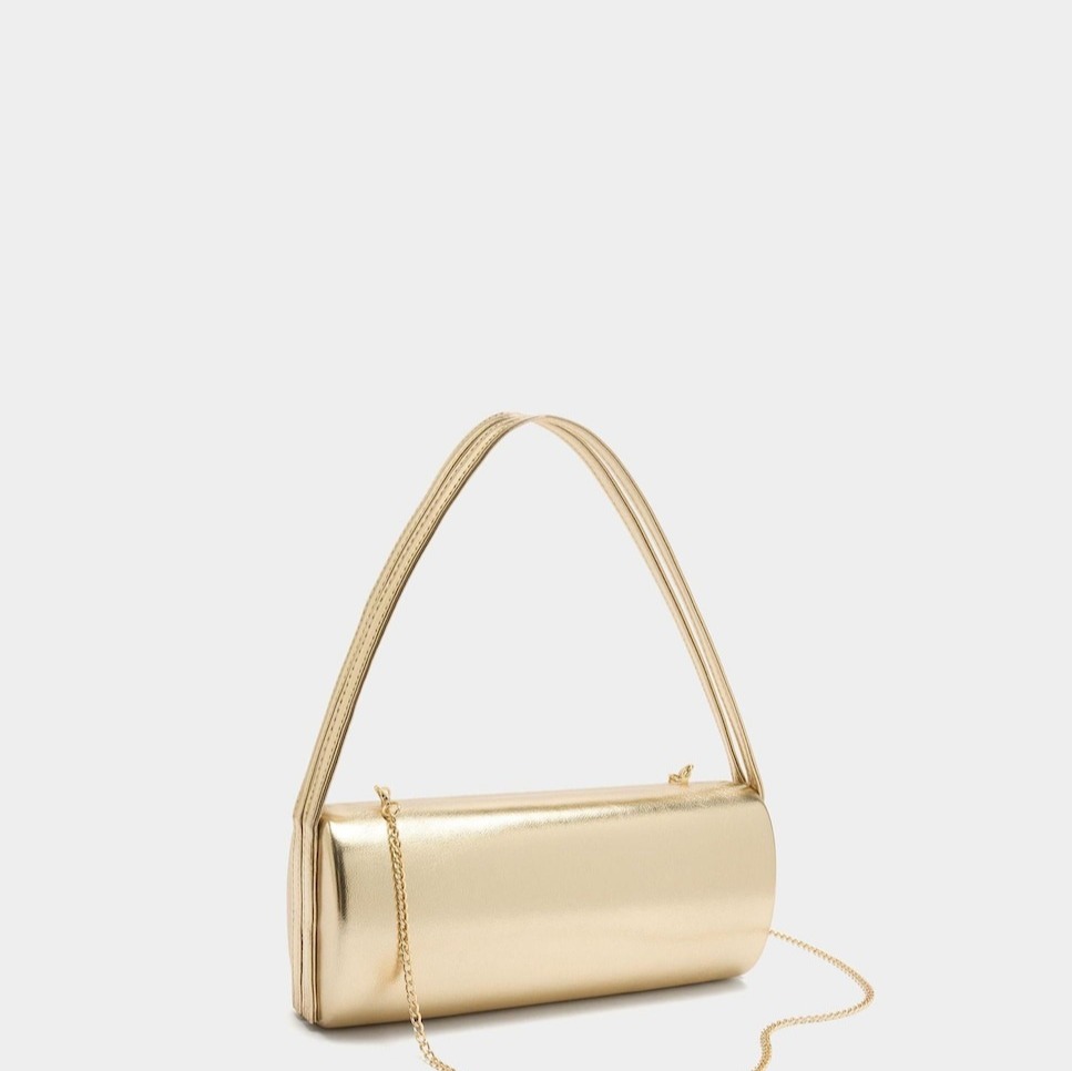 Parfois
Bolso de fiesta convertible a bandolera estilo clutch cilíndrico con cierre imantado en liso