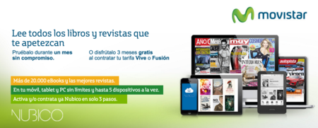 Movistar impulsa Nubico, el Spotify de los libros y revistas, con tres meses gratis en todas sus tarifas