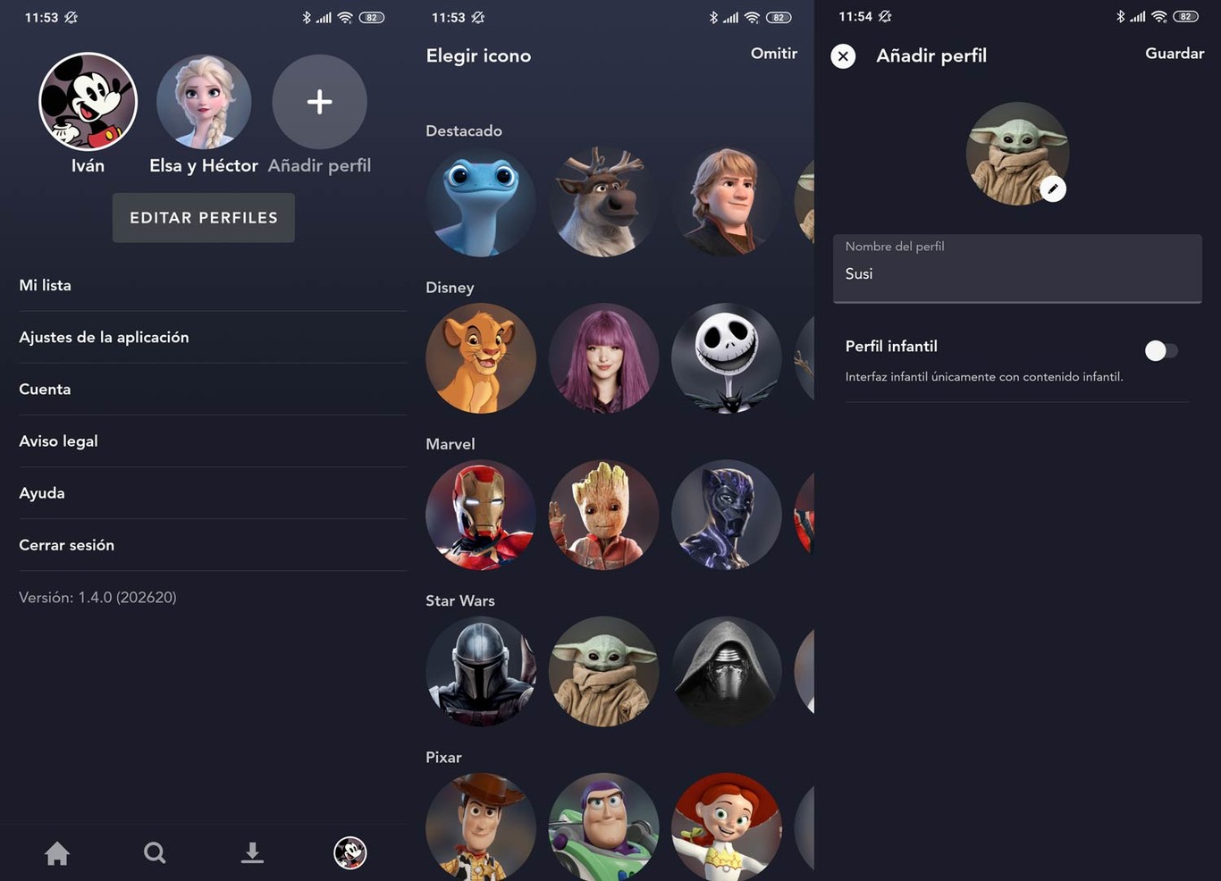 Disney+, guía completa en Android: cómo crear perfiles, descargar ...