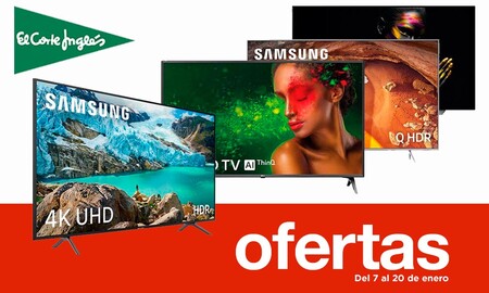 Ofertas en smart TVs en las Rebajas de El Corte Inglés: 33 modelos de LG, Panasonic, Samsung o Sony rebajados hasta en un 43%