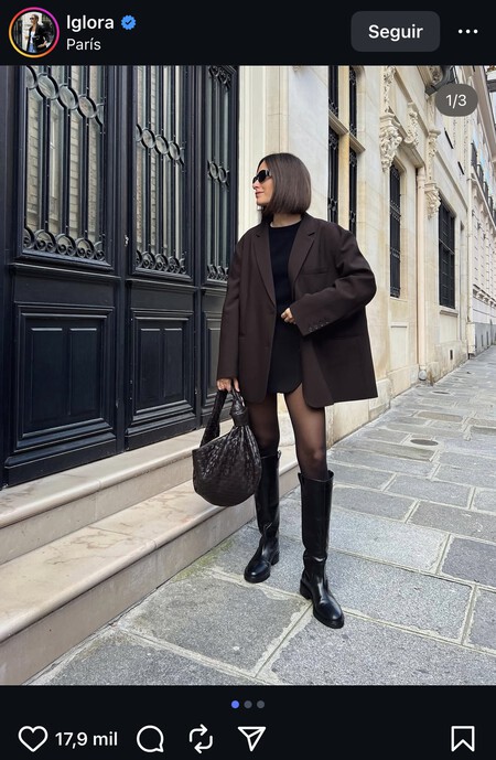 Botas Alta Cana Ancha Piel Elegantes Bonitas Buenas