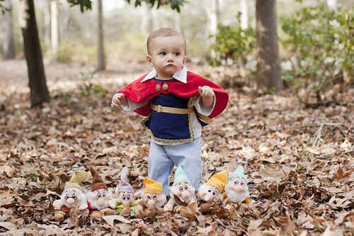 Un verdadero príncipe azul, la preciosa sesión de fotos de un bebé en su primer añito
