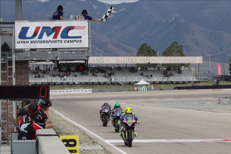 Toni Elías consigue el doblete en Utah y aumenta su ventaja en MotoAmerica hasta los 28 puntos
