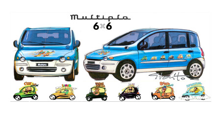 Fiat Multipla 6x6 One-Off