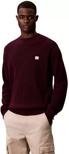 Calvin Klein Jersey Hombre Cotton Waffle con Cuello Redondo