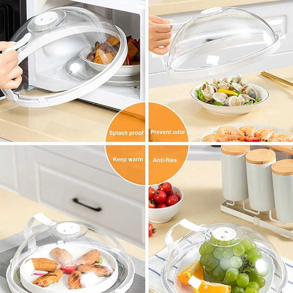 Protector contra salpicaduras de alimentos para microondas