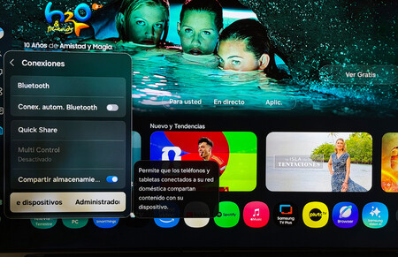 Mirroring Ajustes Tap View
