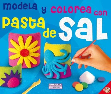 Modela y colorea pasta de sal